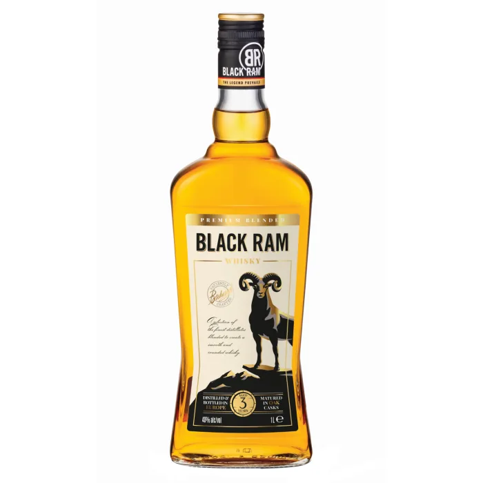 Viskijs Black Ram 40% 1 l