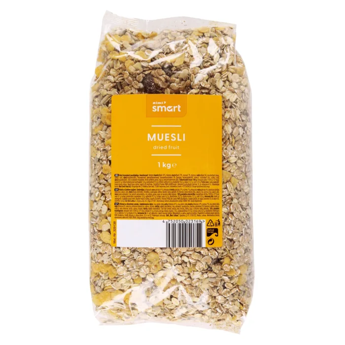 MUSLI RIMI SMART AR ŽĀVĒTIEM AUGĻIEM 1KG