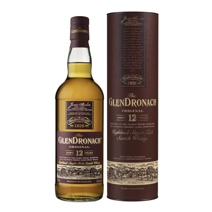 Viskijs the Glendronach 12YO Highland Single Malt 43% 0,7 l