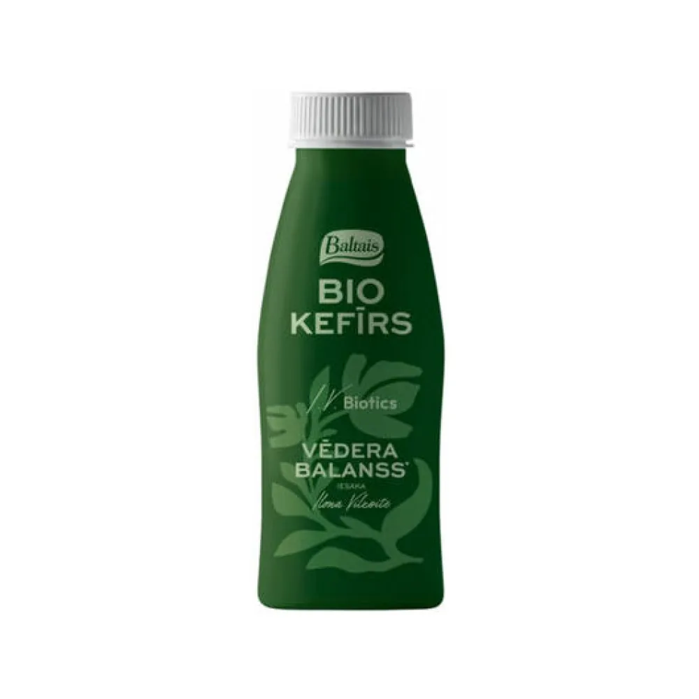 KEFĪRS BIO 330G, BALTAIS