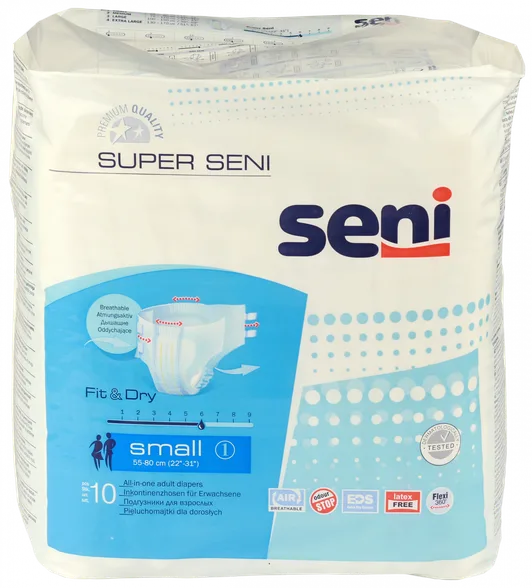 Seni Super Seni Small autiņbiksītes, 10 gab.