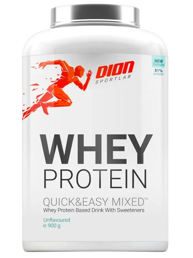 Dion Sportlab Whey Protein ar piena šokolādes garšu, 900 g