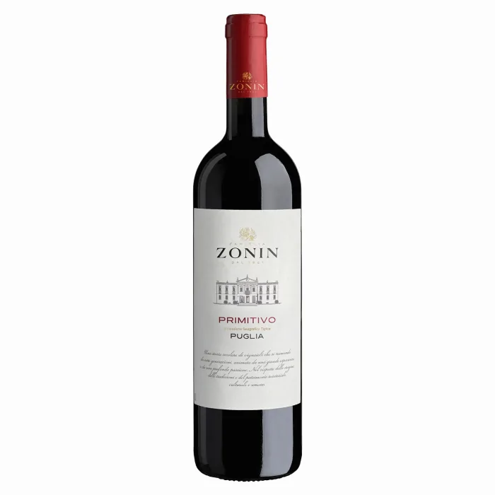 Sarkanvīns Zonin Primitivo Puglia 13,5% 0,75 l