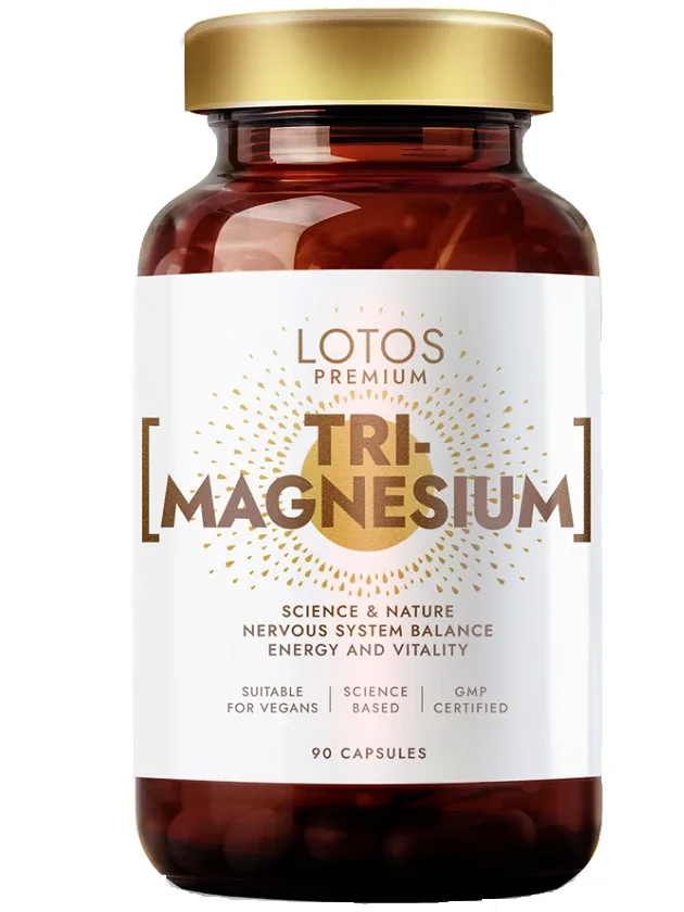 Lotos Premium Tri-Magnesium, 90 kapsulas