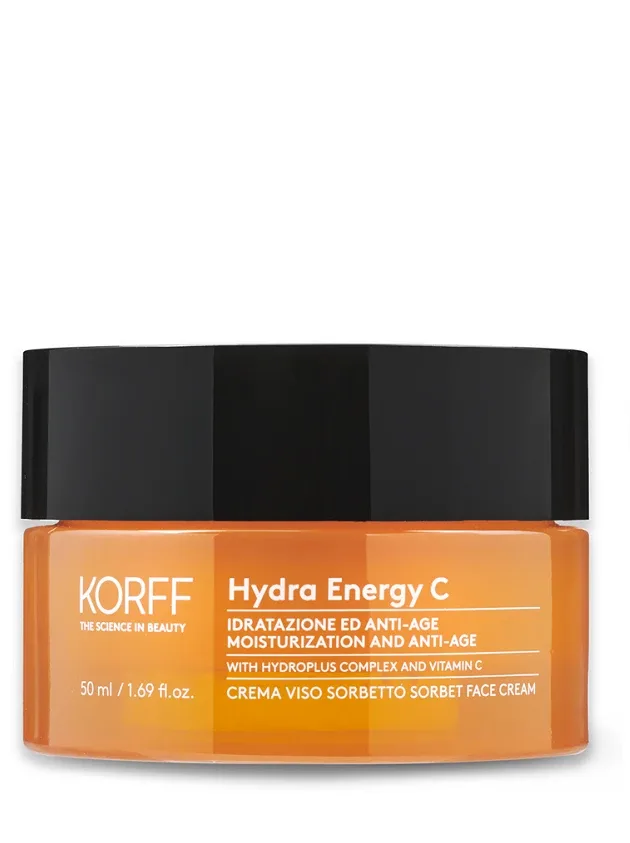 Korff Hydra Energy C mitrinošs pretnovecošanās sejas sorbetkrēms, 50 ml