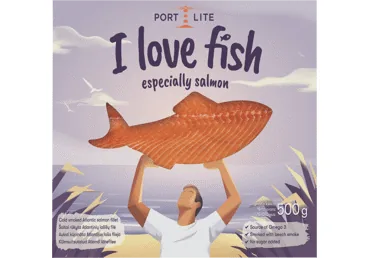 ATLANTIJAS LAŠA FILEJA AUKSTI KŪPINĀTA PORTLITE 500G