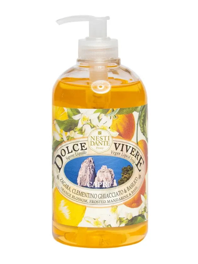 Dolce vivere - capri šķidrās ziepes, 500 ml