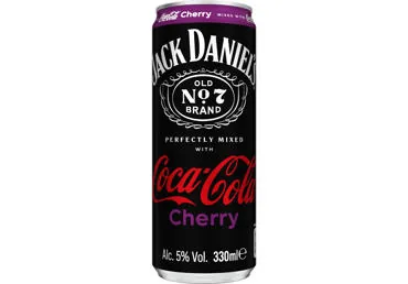 Коктейль Jack Daniel's & Cola Cherry 5%, 0,33 л