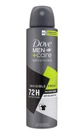DOVE MEN +CARE ADVANCED INVISIBLE FRESH 72H IZSMIDZINĀMS ANTIPERSPIRANTS, 150ML