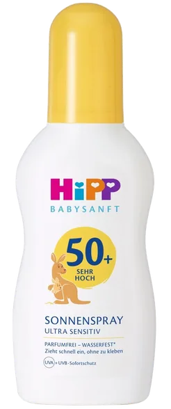 Hipp Sun SPF 50+ saules aizsargsprejs, 150 ml