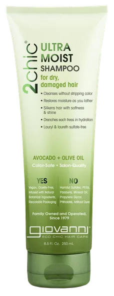 Giovanni 2CHIC Ultra-Moist šampūns, 250 ml