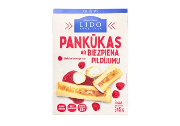 PANKŪKA AR BIEZPIENA PILDĪJUMU LIDO 345G