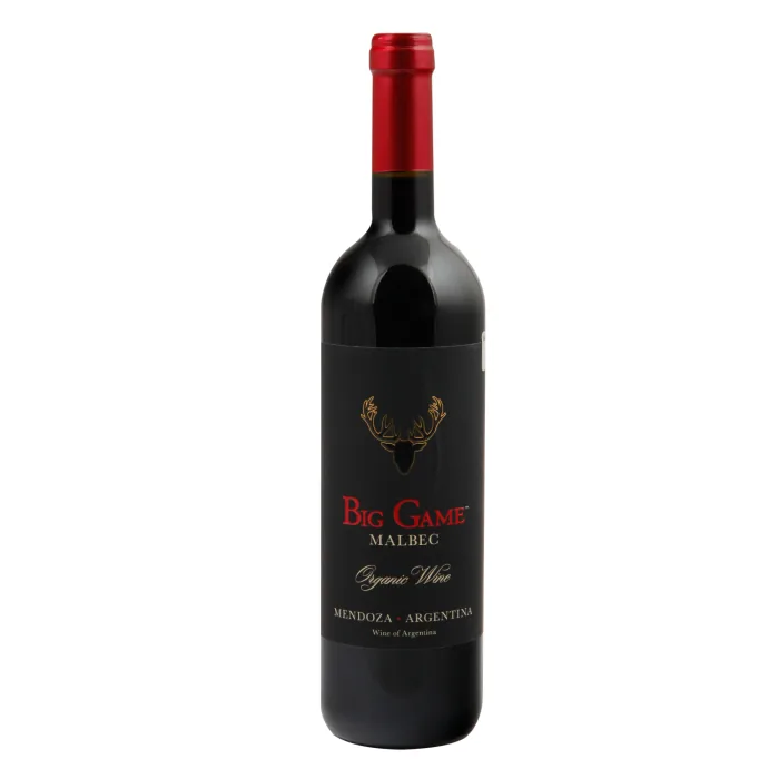 Красное вино Big Game Malbec Syrah Organic 14%, 0,75 л