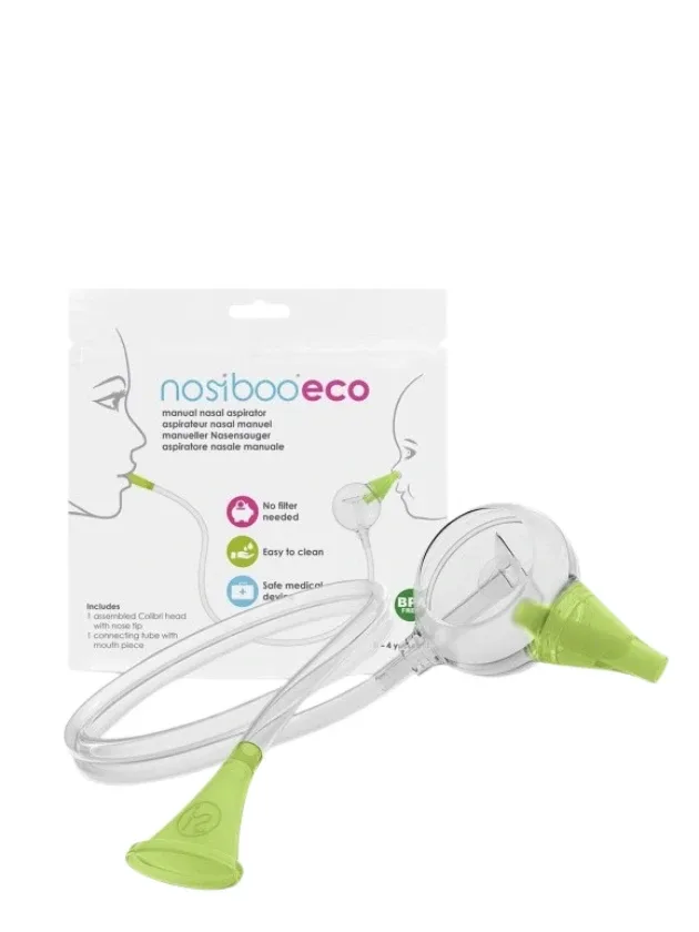 Nosiboo eco manuālais bez filtru deguna aspirators