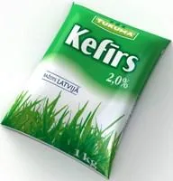 Kefīrs Tukuma, 2,0%, plēvē, 1 l NPKS