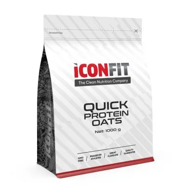 Iconfit Quick Protein Oats ar ābolu-kanēļa garšu 1 kg