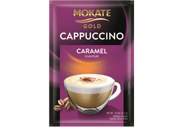 KAPUČĪNO MOKATE GOLD AR KARAMEĻU GARŠU 12.5G