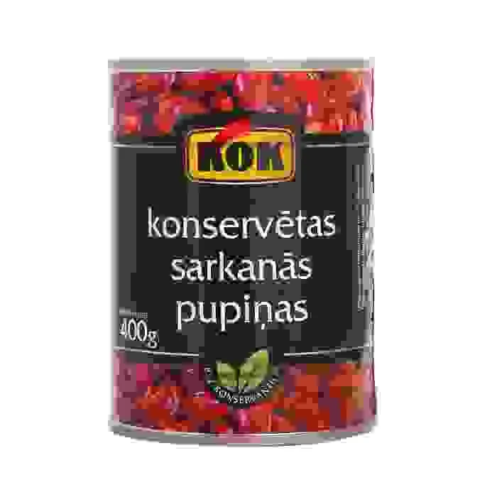 KONSERVĒTAS PUPIŅAS KOK SARKANĀS 400G/240G