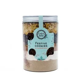 MAISĪJUMS SVĒTKU CEPUMIEM AR ŠOKOLĀDI UN VALRIEKSTIEM 626G CAKE&BAKE