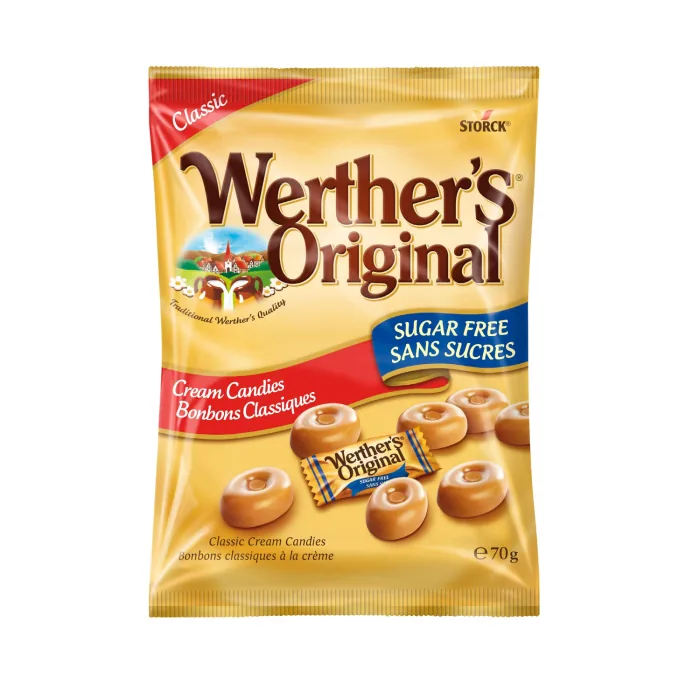 KRĒJUMA KARAMELE WERTHER'S ORIGINAL BEZ CUKURA 70G