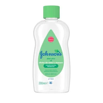 Johnson's baby aloe vera eļļa bērniem ar alvejas ekstraktu 200 ml