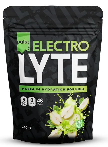 Puls Nutrition Electrolyte Juicy Pear pulveris, 240 g