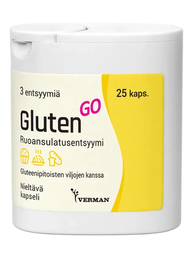 Verman Gluten Go, 25 kapsulas