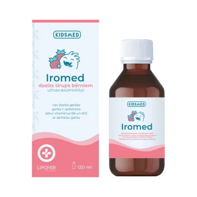 Kidsmed Iromed Dzelzs sīrups bērniem 120 ml