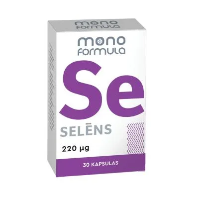 Mono Formula selēns 200MCG kapsulas N30