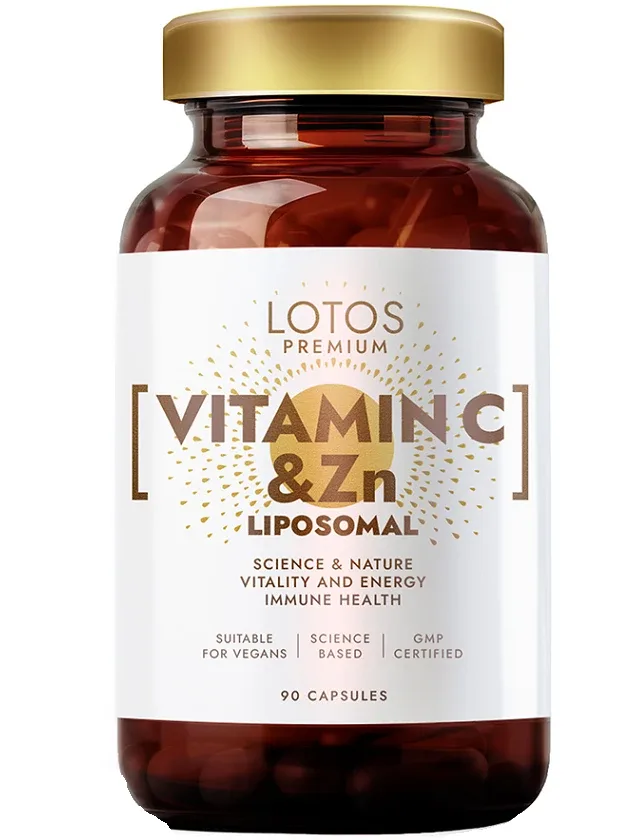 Lotos Premium Liposomal Vitamin C & ZN, 90 kapsulas