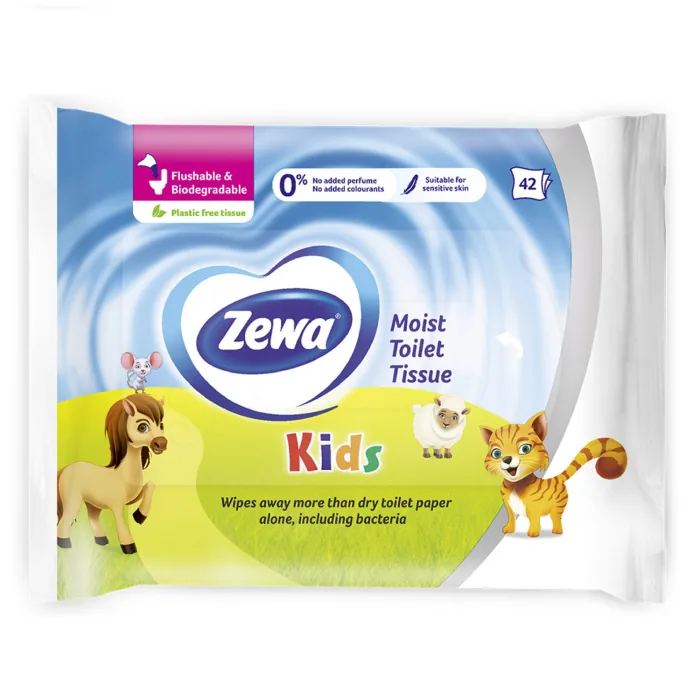 MITRAIS TUALETES PAPĪRS ZEWA KIDS, 42 GAB