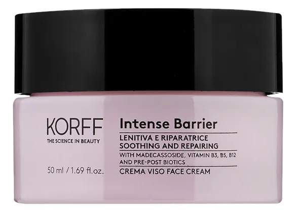 Korff Intense Barrier Soothing and repairing sejas krēms, 50 ml