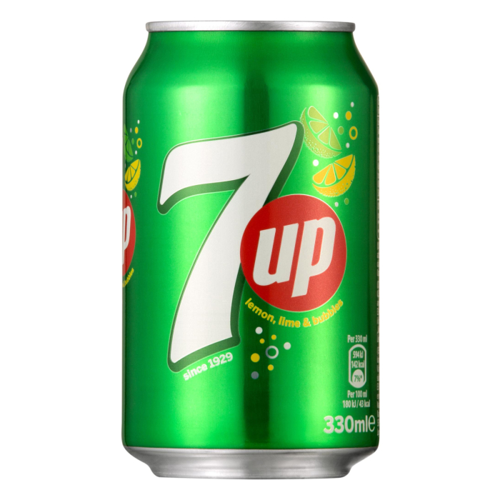 GĀZĒTS DZĒRIENS 7UP 0,33L