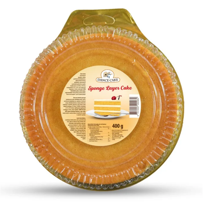 BISKVĪTKŪKA DANCE CAKE VANIĻAS 400G