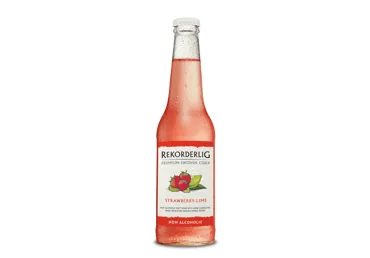 SIDRS REKORDERLIG STRAWBERRY-LIME BEZALKOHOLISKAIS 330ML D