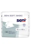 SENI SOFT BASIC ABSORBĒJOŠIE PALADZIŅI, 40X60CM, 30GAB.