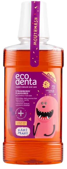 Ополаскиватель для полости рта Ecodenta со вкусом клубники, 250 мл
