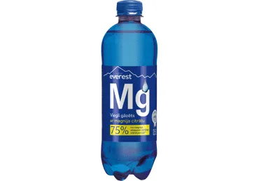 GĀZĒTS ŪDENS EVEREST AR MAGNIJU 0,5L D