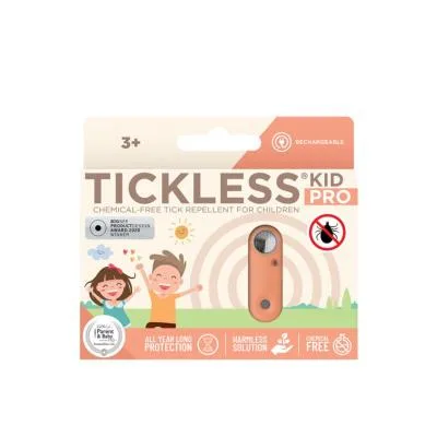 Tickless Kid Pro ultraskaņas repelenta ierīce, persiku (USB) N1