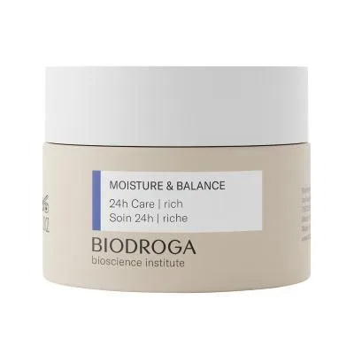 Biodroga Moisture&Balance 24H Care Rich krēms sausai ādai 50 ml