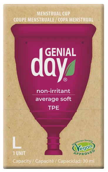 Genial Day Tpe L menstruālā piltuve, 1 gab.