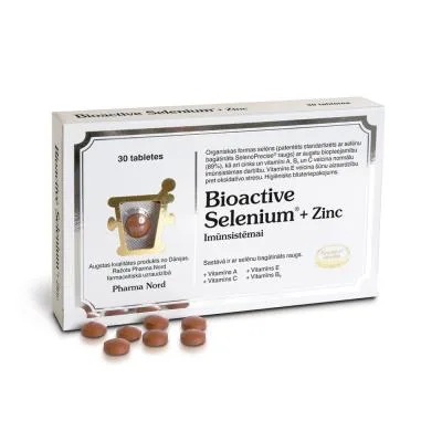 Bioactive selenium+zinc tabletes N30
