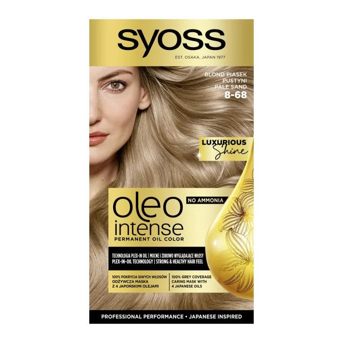 KRĀSA MATIEM SYOSS OLEO INTENSE 8-68 BĀLAS SMILTIS 115ML