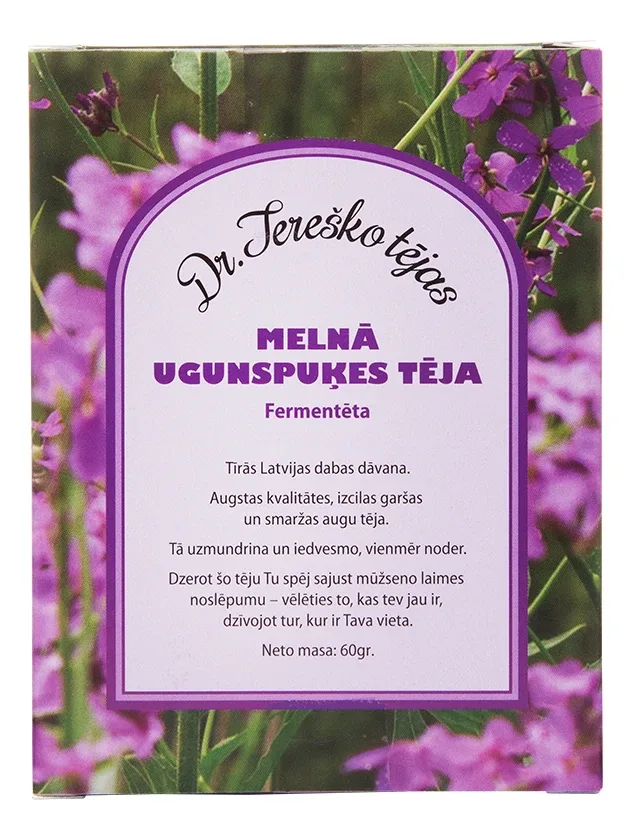 Dr.Tereško tēja melnā ugunspuķe, 60 g