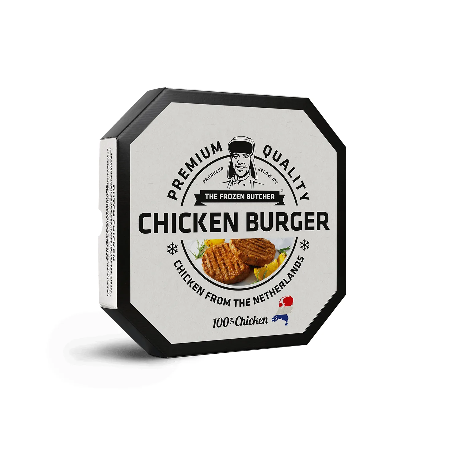 SALDĒTAS CĀĻA GAĻAS BURGERA KOTLETES THE FROZEN BUTCHER, 2 X 125 G