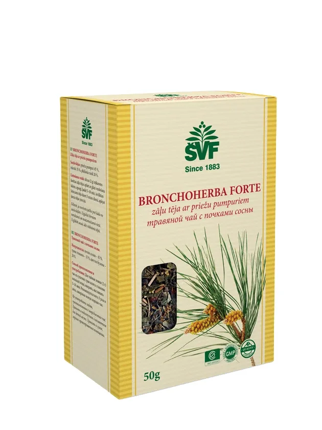 Травяной чай Bronchoherba Forte с сосновыми почками, 50 г