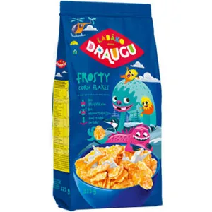 SAUSĀS BROKASTIS DRAUGU  FROSTY CORN FLAKES 225G