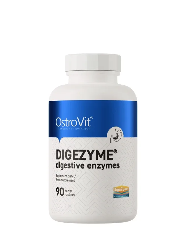 Ostrovit Digezyme Digestive Enzymes tabletes, 90 gb.