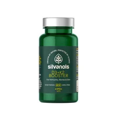 Silvanols D3 +K2 Vit. Booster kapsulas N60
