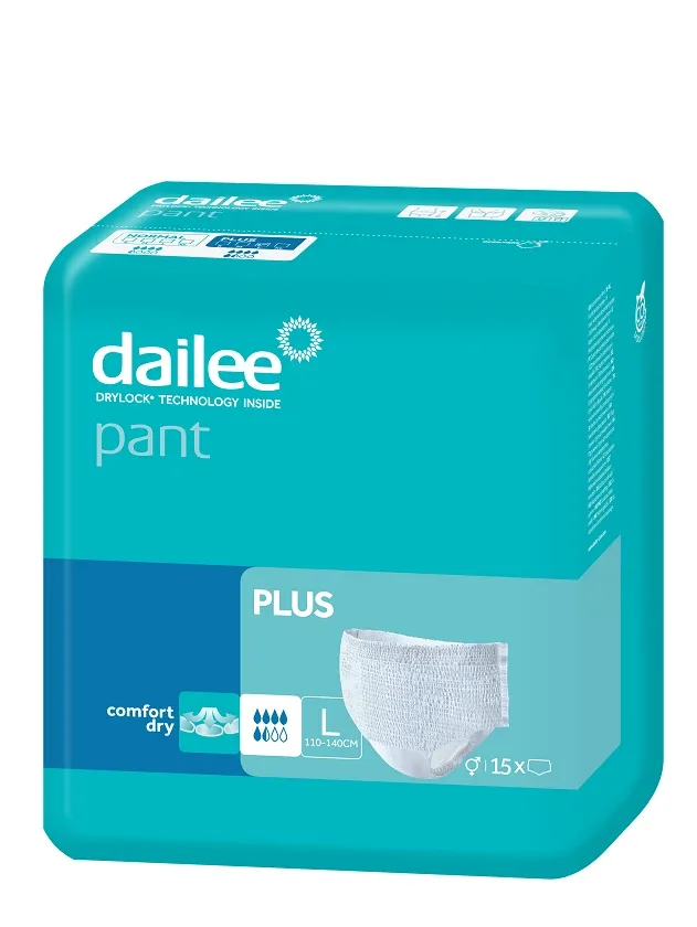 Dailee Pant Perf Plus L autiņbikses, 15 gb.